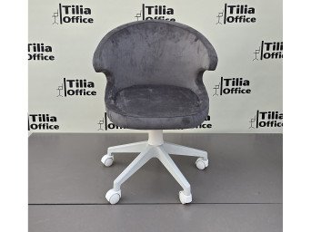 Coket Çocuk Çalışma Koltuğu Beyaz Ayak Koyu Gri